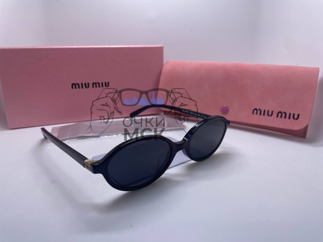 Очки Miu Miu Black/Black солнцезащитные женские оригинал