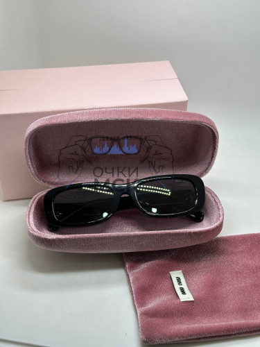 Очки Miu Miu Low Black солнцезащитные женские оригинал