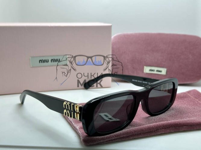 Очки Miu Miu Low Black солнцезащитные женские оригинал