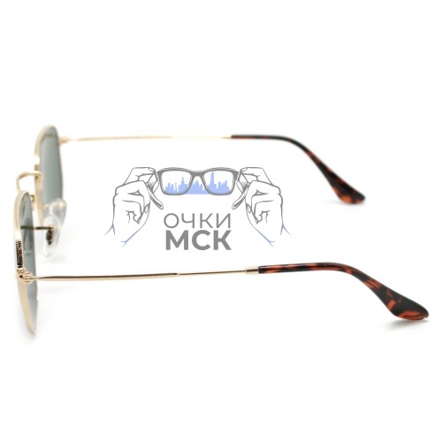 Очки Ray Ban Hexagonal Metal RB3548N Коричневый градиент солнцезащитные унисекс женские мужские оригинал