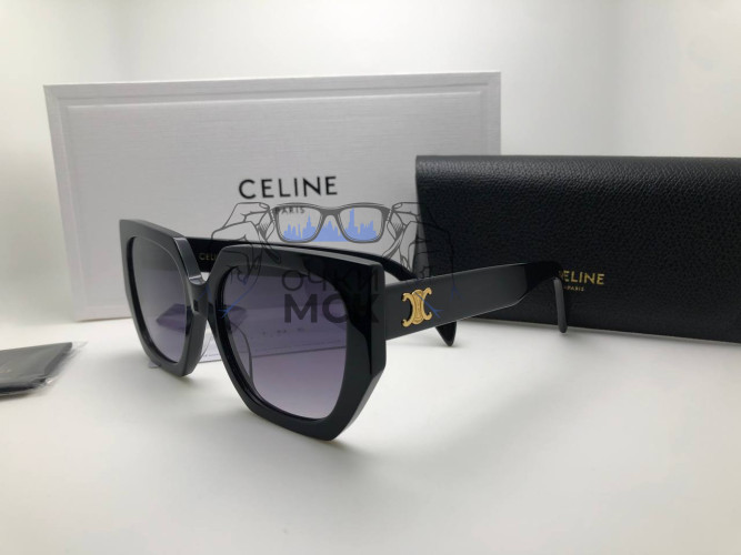 Очки Celine Black/Dark Grey солнцезащитные женские оригинал