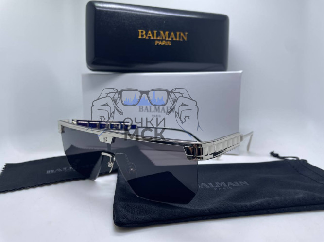 Очки Balmain Tech Silver Black Черный градиент солнцезащитные мужские оригинал