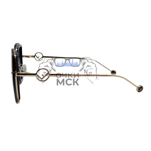 Очки Fendi FF0360/S Синий зеркальный градиент солнцезащитные женские оригинал