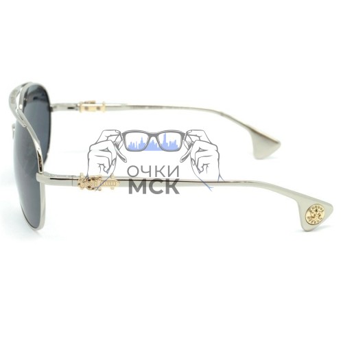 Очки Men's Chrome Hearts Hand Черные солнцезащитные мужские оригинал