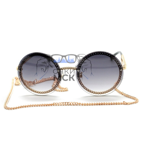 Очки Chanel 4245 Серый градиент солнцезащитные женские оригинал