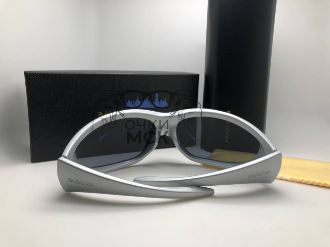 Очки Balenciaga Mask Grey/Black Тёмный градиент солнцезащитные унисекс женские мужские оригинал