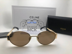 Очки Celine Minimal Gold/Brown