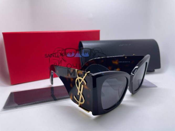 Очки Saint Laurent Leo Black солнцезащитные женские оригинал