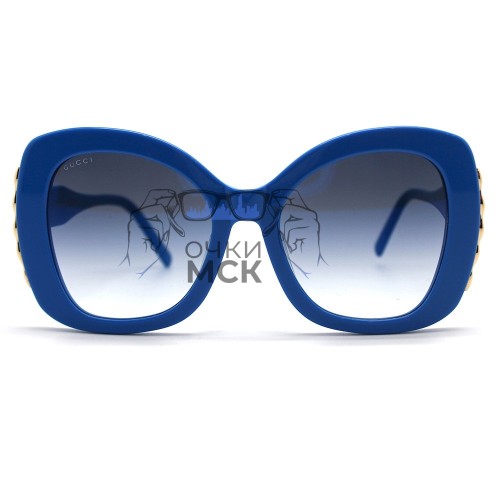 Очки Gucci GG0260S Серо-синий градиент солнцезащитные женские оригинал