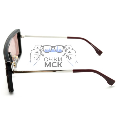 Очки Fendi FFM 0046 Розовые солнцезащитные женские оригинал