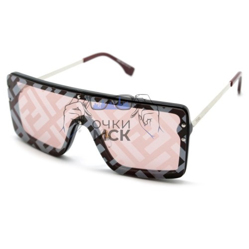 Очки Fendi FFM 0046 Розовые солнцезащитные женские оригинал