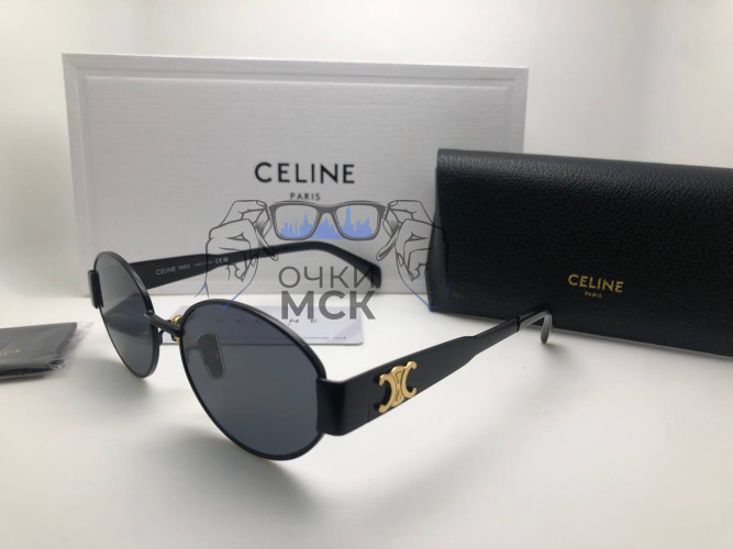 Очки Celine Minimal Black/Black солнцезащитные женские оригинал