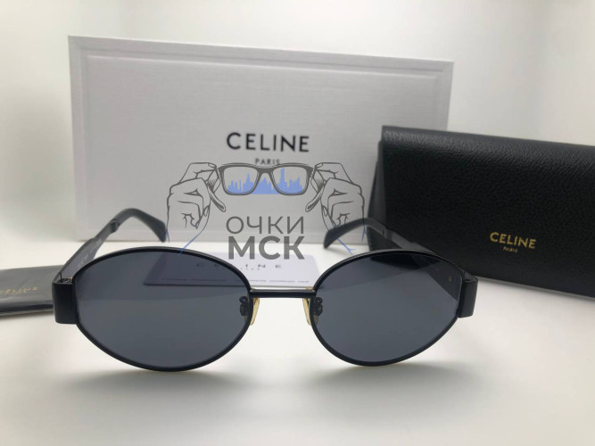 Очки Celine Minimal Black/Black солнцезащитные женские оригинал