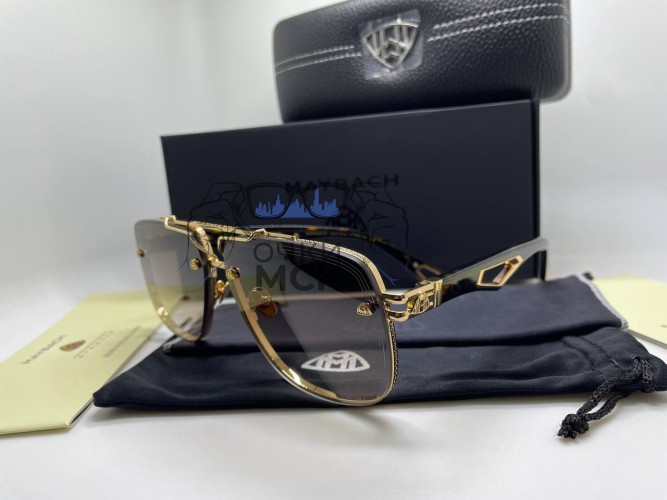 Очки Maybach Aviator Gold/Brown солнцезащитные мужские оригинал