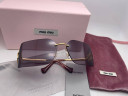 Очки Miu Miu MU 54YS 5AK30B Gold/Brown солнцезащитные женские оригинал