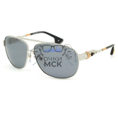 Очки Men's Chrome Hearts Buek Серые солнцезащитные мужские оригинал