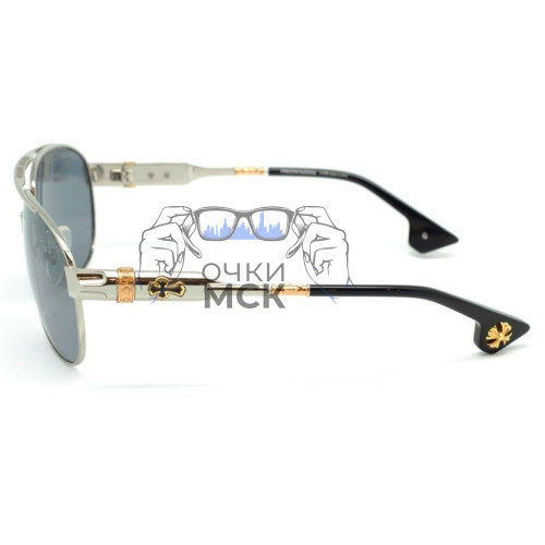 Очки Men's Chrome Hearts Buek Серые солнцезащитные мужские оригинал