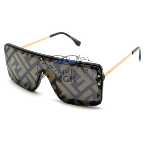 Очки Fendi FFM 0046 Коричневые солнцезащитные женские оригинал