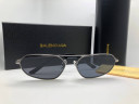 Очки Balenciaga 2455 Silver/Black Тёмный градиент солнцезащитные унисекс женские мужские оригинал
