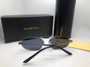 Очки Balenciaga 2455 Silver/Black Тёмный градиент солнцезащитные унисекс женские мужские оригинал