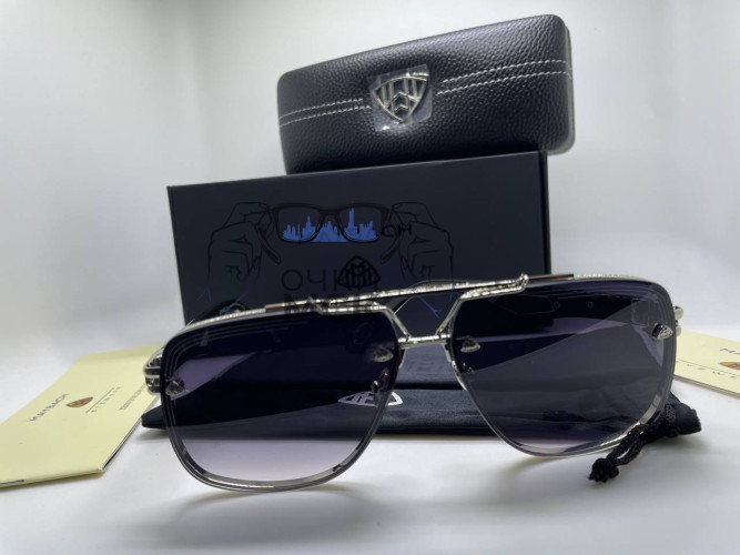 Очки Maybach Aviator Silver/Black солнцезащитные мужские оригинал