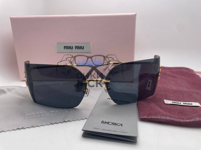 Очки Miu Miu MU 54YS 5AK30B Gold/Black солнцезащитные женские оригинал
