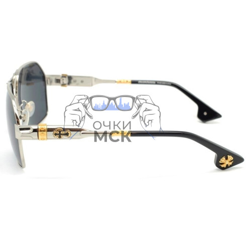 Очки Men's Chrome Hearts DIXON YO Темно-серые солнцезащитные мужские оригинал