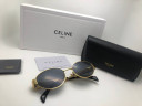 Очки Celine Minimal Gold/Black солнцезащитные унисекс женские мужские оригинал