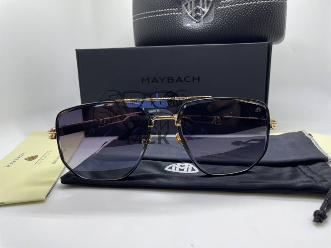 Очки Maybach Aviator Gold/Grey Серый градиент солнцезащитные мужские оригинал