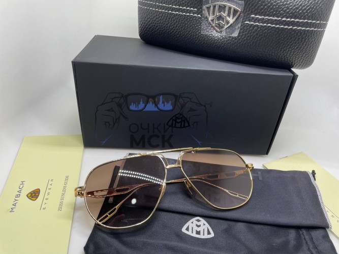 Очки Maybach Aviator S Gold/Brown солнцезащитные мужские оригинал