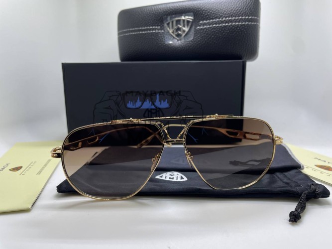 Очки Maybach Aviator S Gold/Brown солнцезащитные мужские оригинал
