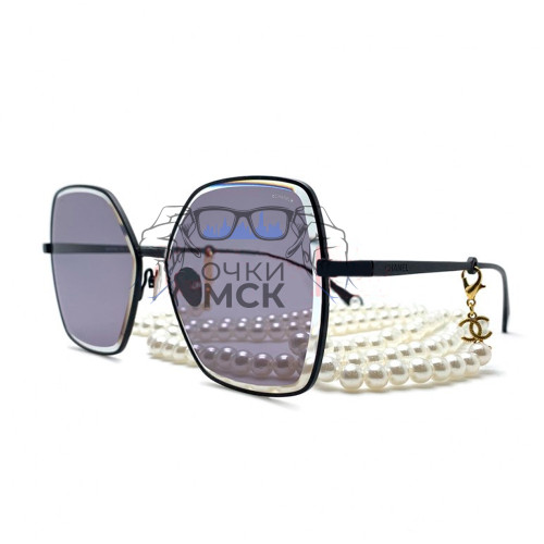 Очки Chanel Серые солнцезащитные женские оригинал