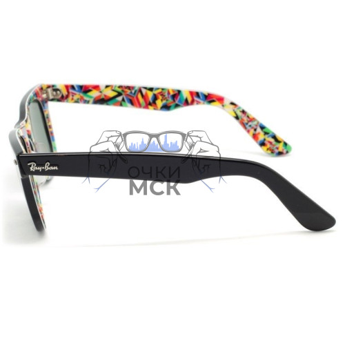 Очки Ray Ban Wayfarer Special Series RB2140 натуральный зеленый солнцезащитные унисекс женские мужские оригинал