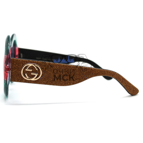 Очки Gucci GG0101S Серый градиент солнцезащитные женские оригинал