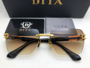 Очки Dita 6018-145 Gold/Brown Коричневый градиент солнцезащитные унисекс женские мужские оригинал