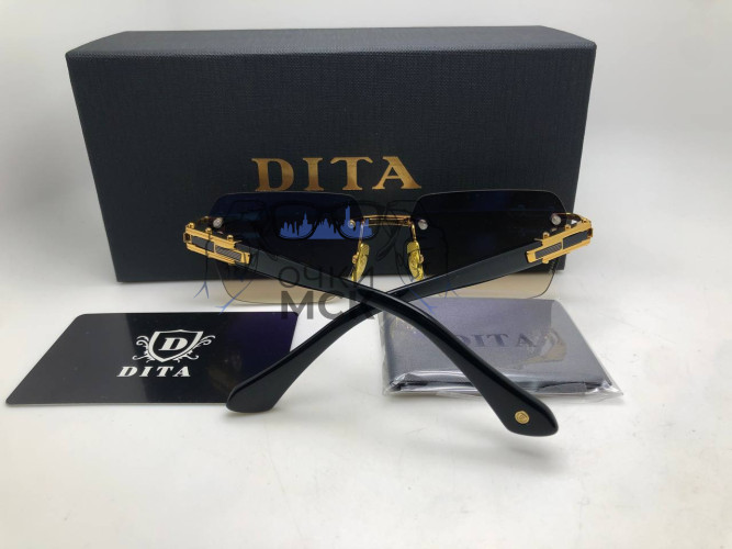 Очки Dita 6018-145 Gold/Brown Коричневый градиент солнцезащитные унисекс женские мужские оригинал