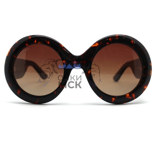 Очки Gucci GG0101S Коричневый градиент солнцезащитные женские оригинал