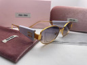 Очки Miu Miu Vintage Gold/Grey солнцезащитные женские оригинал