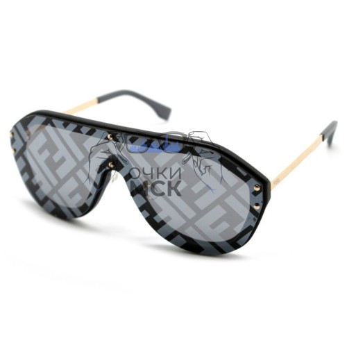 Очки Fendi Fabulous FFM 0039/G/S серый зеркальный солнцезащитные женские оригинал