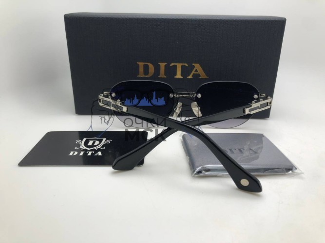 Очки Dita 075-152-A-03 Black Тёмный градиент солнцезащитные унисекс женские мужские оригинал