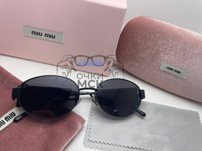 Очки Miu Miu Vintage Full Black солнцезащитные женские оригинал