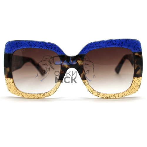 Очки Gucci GG0083 Коричневый градиент солнцезащитные женские оригинал