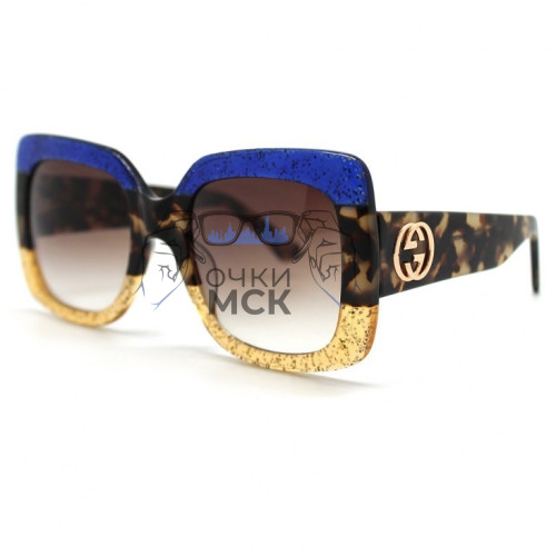 Очки Gucci GG0083 Коричневый градиент солнцезащитные женские оригинал