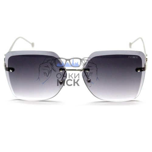 Очки Fendi F is Fendi FF0297/S Тёмно-серый градиент солнцезащитные женские оригинал