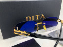 Очки Dita 075-152-A-03 Gold/Blue Синий градиент солнцезащитные унисекс женские мужские оригинал