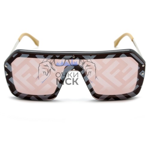 Очки Fendi Fabulous FFM 0366/G/S Розовые солнцезащитные женские оригинал