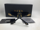 Очки Dita 075-152-A-03 Gold/Grey Серый градиент солнцезащитные унисекс женские мужские оригинал