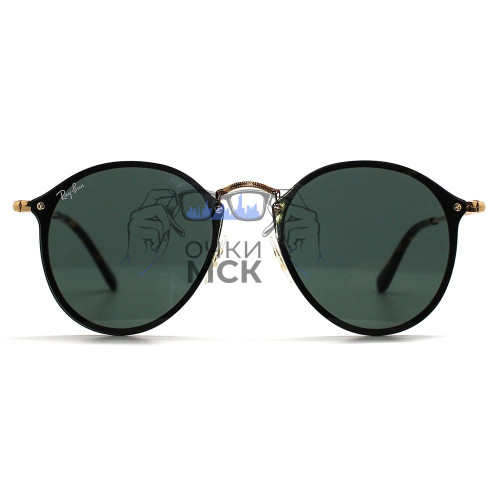 Очки Ray Ban RB3574N Blaze Round Натуральный зеленый солнцезащитные унисекс женские мужские оригинал