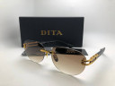 Очки Dita 075-152-A-03 Gold/Brown Коричневый градиент солнцезащитные унисекс женские мужские оригинал