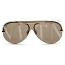 Очки Valentino VA 3232 Золотистые солнцезащитные унисекс женские мужские оригинал